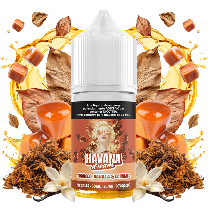 Havana Dream - Tobaco Vanilla Caramel Salt Nic - Imagen 1