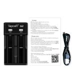 Vapcell - Cargador Baterias Q2S - Imagen 2