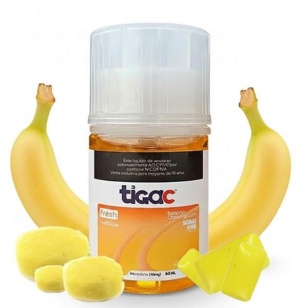 Tigac Salt - Banana Chewing Gum